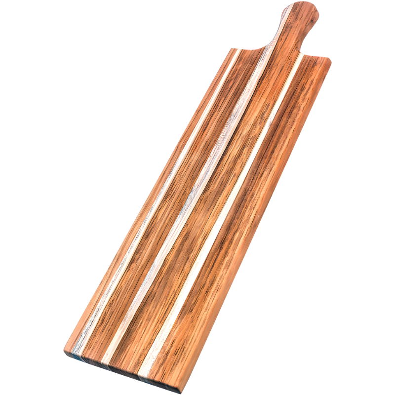 Teak Haus Serveringsbræt Af Træplanke Lang 79 x 18 x 1,5 Cm