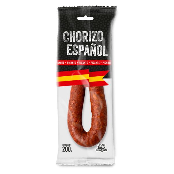 Chorizo Ring Hot 200g Deli Drengene