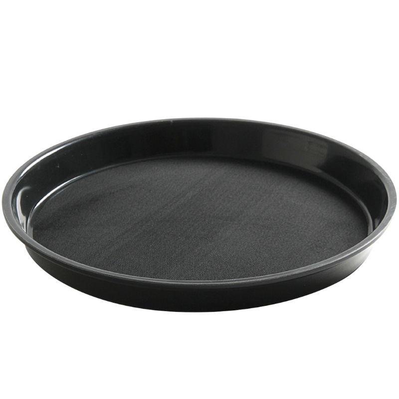 Serveringsbakke Med Høj Kant Rund 320×37 Mm Skridsikker Pp