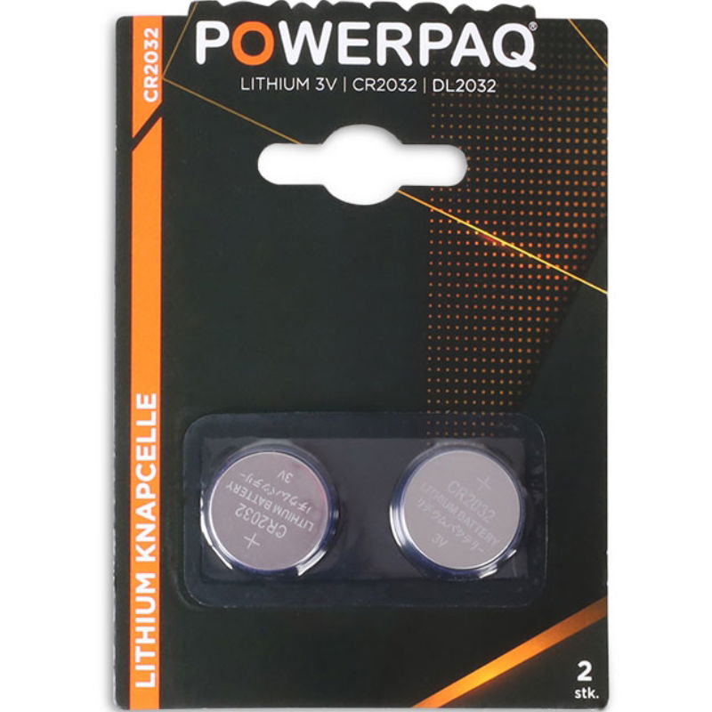 Batterier Lithium Cr2032 2 St. | Powerpaq