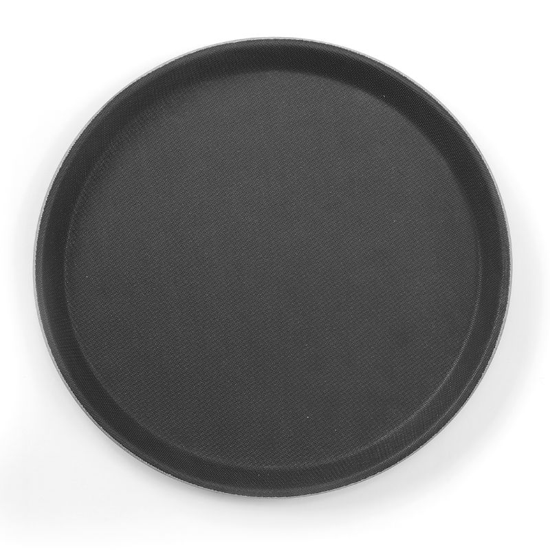 Hendi Apvalus neslystantis padavėjo padėklas sk. 28cm - juodas