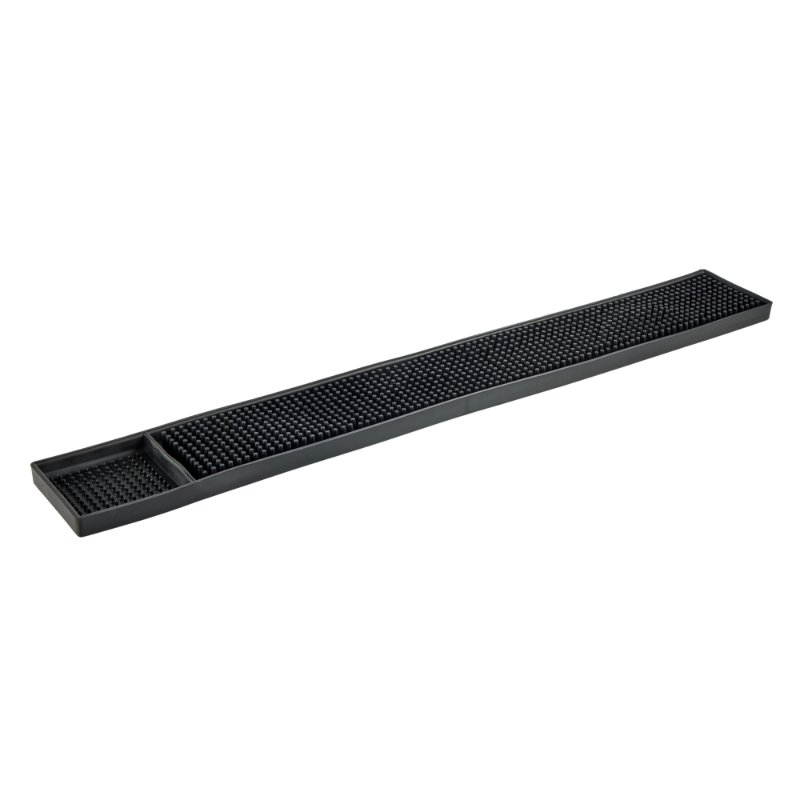 Barmåtte Sort 9x61 Cm Gummi