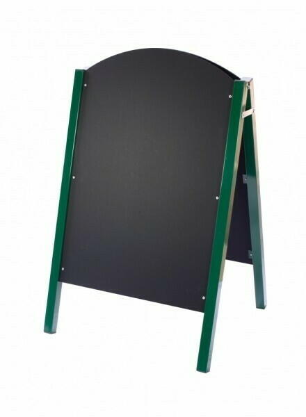 Grøn Metal Sided A-board 1100mm x 680mm
