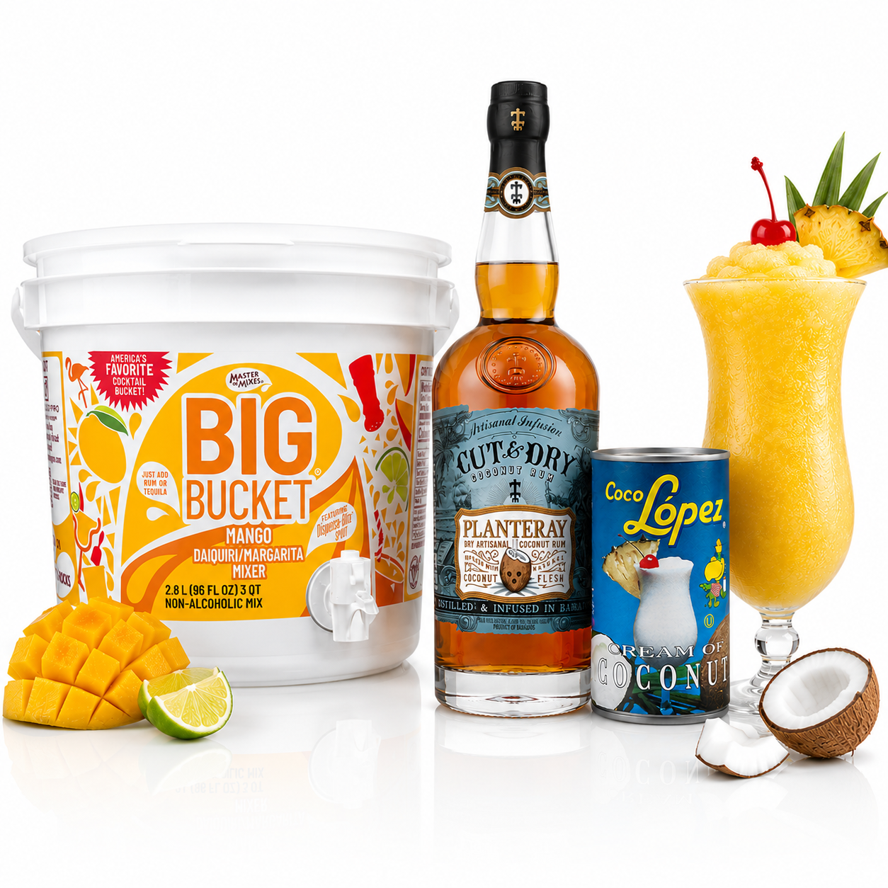 Big Bucket Mango Colada Drinkspakke