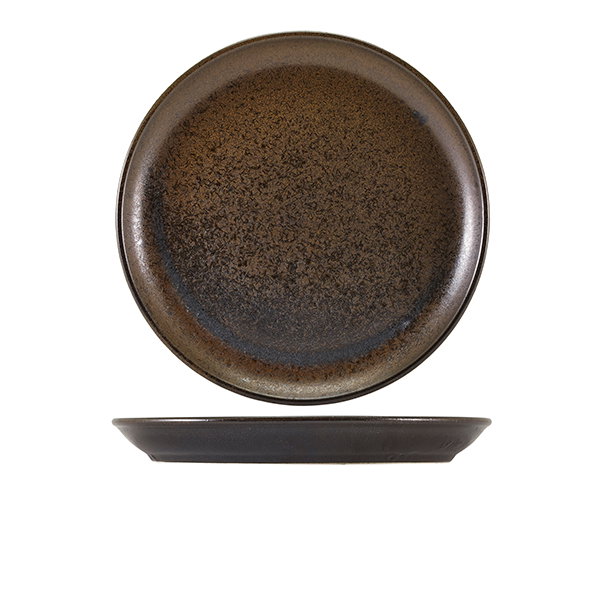 Cinder Sort Coupe Tallerken 27,5cm Terra