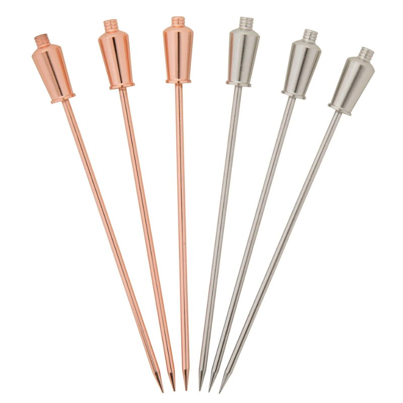 Barprofessional Cocktailpicks Stål Shaker 6 Stk