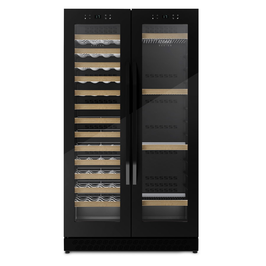 Caso Winechef Duo 122 Vinkøleskab 2 Zoner 1625mm billede