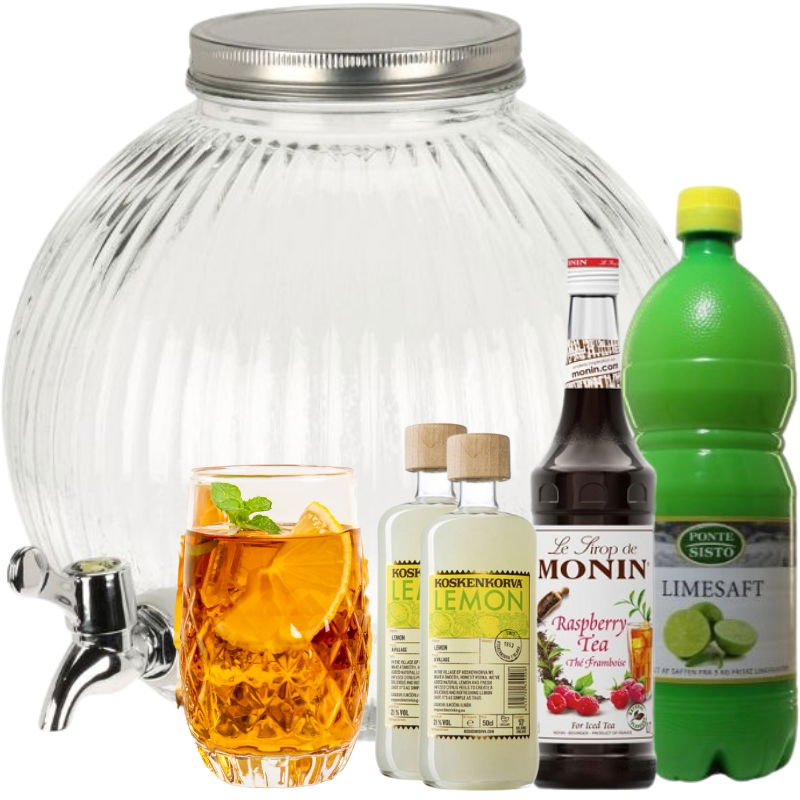 Raspberry Lemon Tea Dispenser Drinkspakke 5 Liter
