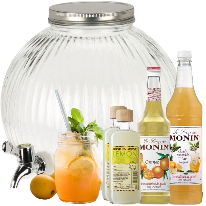 Orange Lemonade Dispenser Drinkspakke 5 Liter