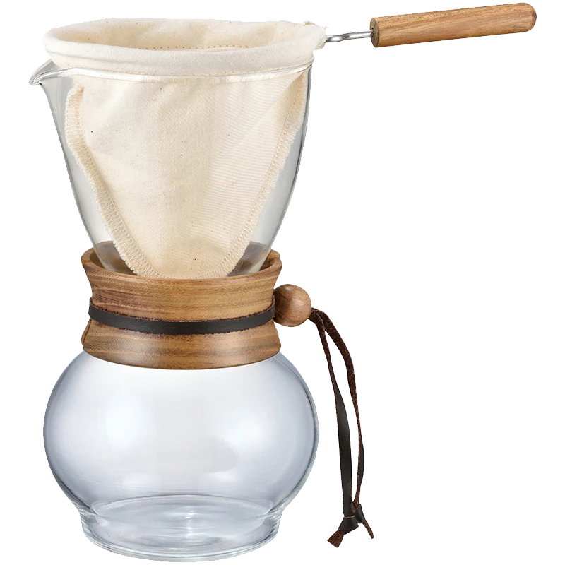 Drip Pot Wood Neck Hario