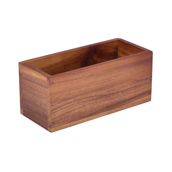 Acacia Wood Table Caddy 23 x 10 x 10 Cm