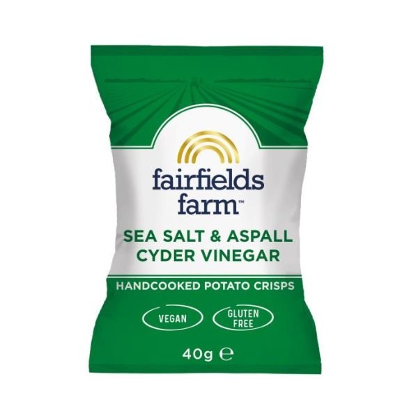 Fairfields Gourmet Chips, Salt & Vinegar 40 g Dato 3/5/2024