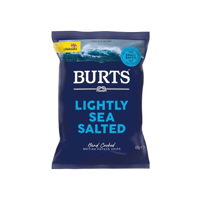 Burts Chips Lightly Sea Salt 40 g