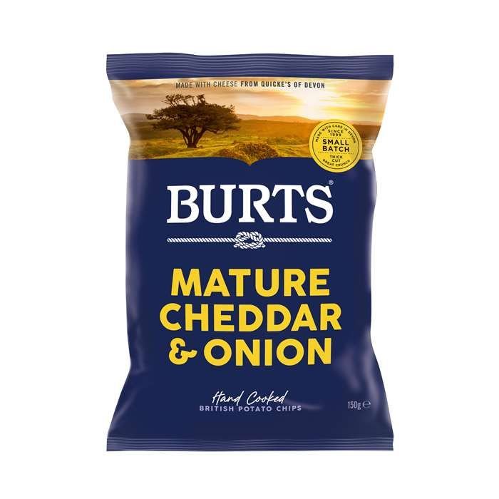 Billede af Burts Chips Mature Cheddar & Spring Onion 150 g