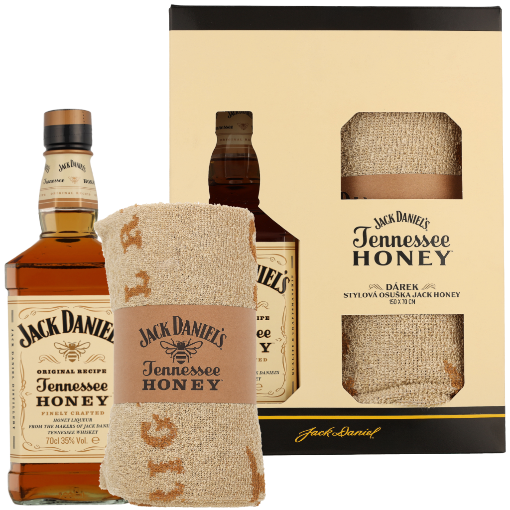 Jack Daniel’s Tennessee Honey Likør Inkl. Håndklæde 70cl Jack Daniel’s Tennessee Honey Likør Inkl. Håndklæde 70cl
