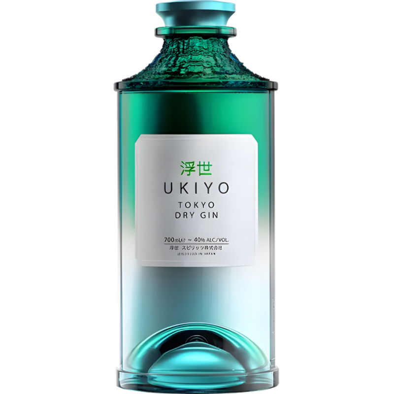 Ukiyo Japanese Tokyo Dry Gin 40% Fl 70