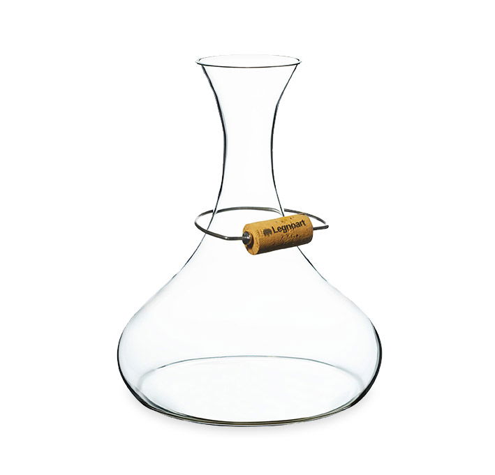 Legnoart LANGHE Dekanteringskaraffel med korkholder 2,5 L