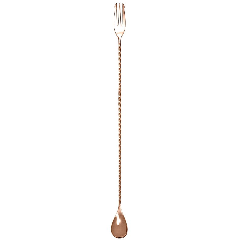 Barprofessional Barspoon Trident 40 Cm Kobber