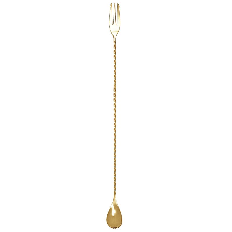 Barprofessional Barspoon Trident 30 Cm Guld