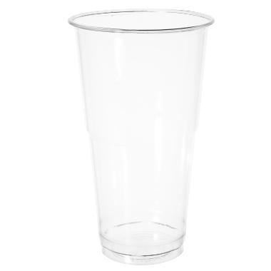 Plastglas 50 cl Bioware H164 mm Ø95 mm Bionedbrydelig PLA Klar,50 stk/ps - (50 stk.)