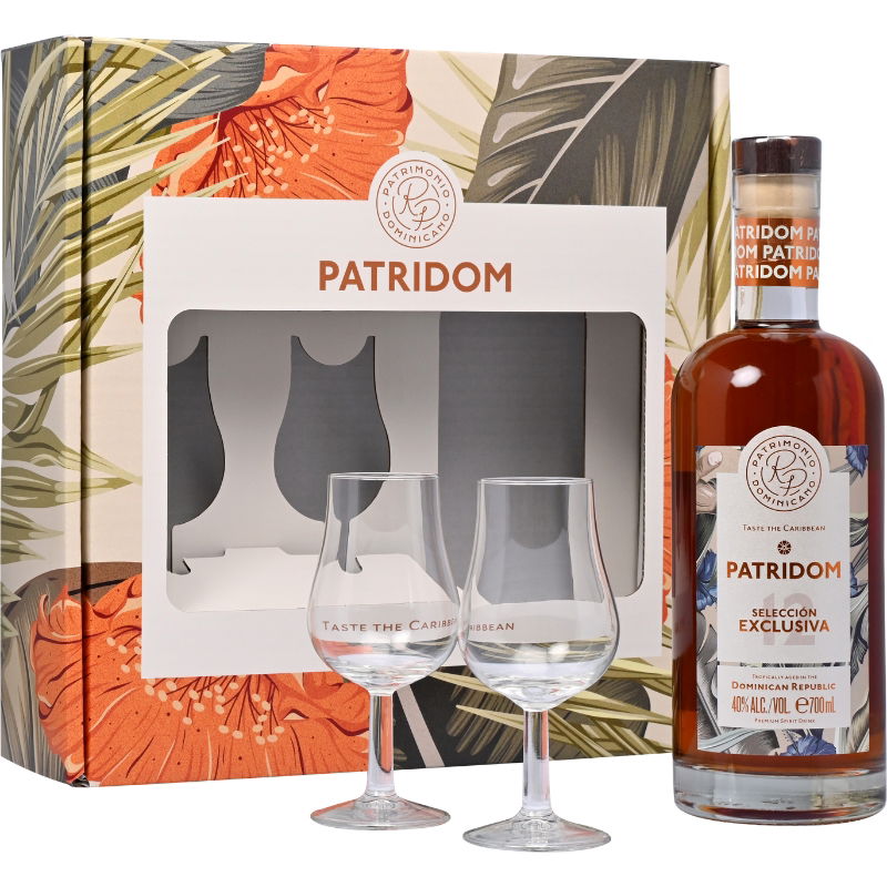 Gaveæske Patridom Grav Reserve m 2 Glas Fl 70