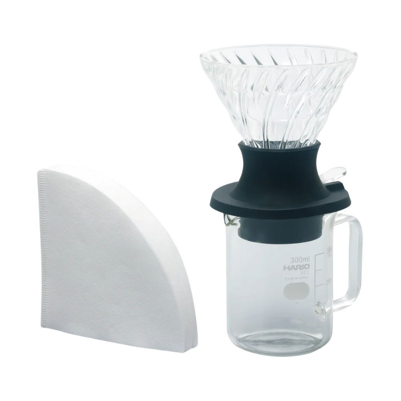 V60 Immersion Dripper Switch Server Sæt 02 Sort