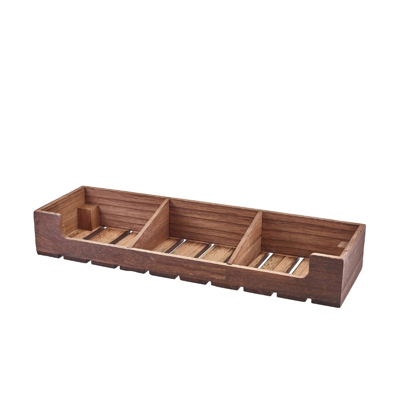 Rustic Wooden Display Kasse Gn 2/4