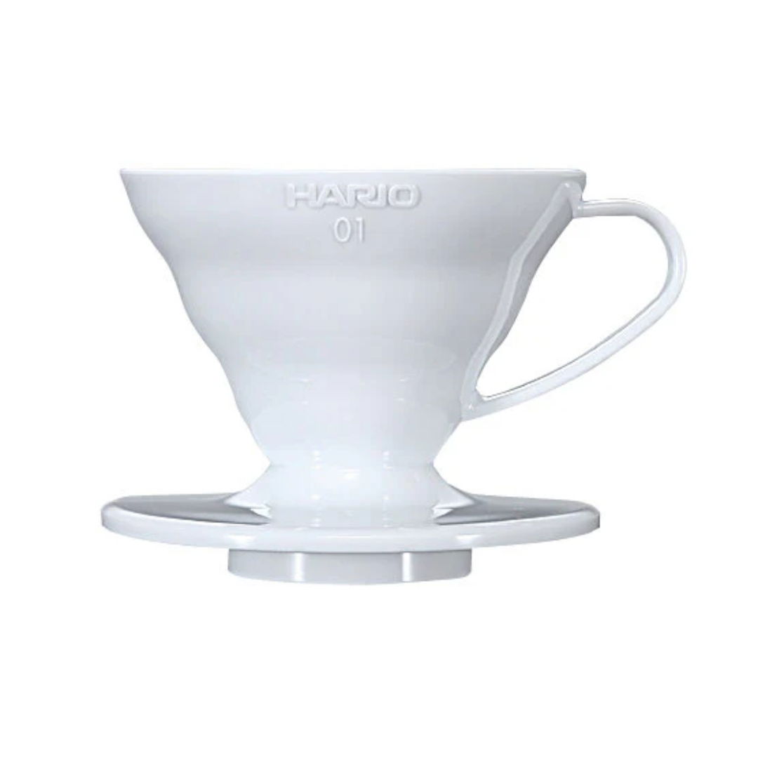 Hario V60 Plastic 01 Dripper Hvid