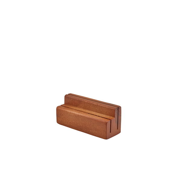 Genware Acacia Wood Menustativ 2 Rum