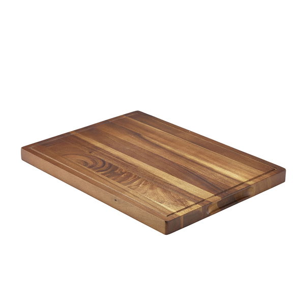 Acacia Wood Serving Bræt 40 x 30 x 2,5 Cm