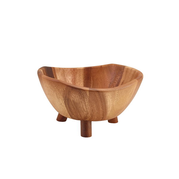 Genware Acacia Wood Trefodssk&aring;l 25 Cm