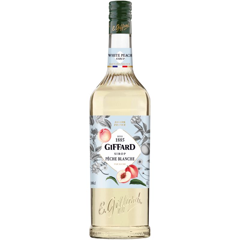 Giffard Syrup Hvid Fersken 1 Ltr
