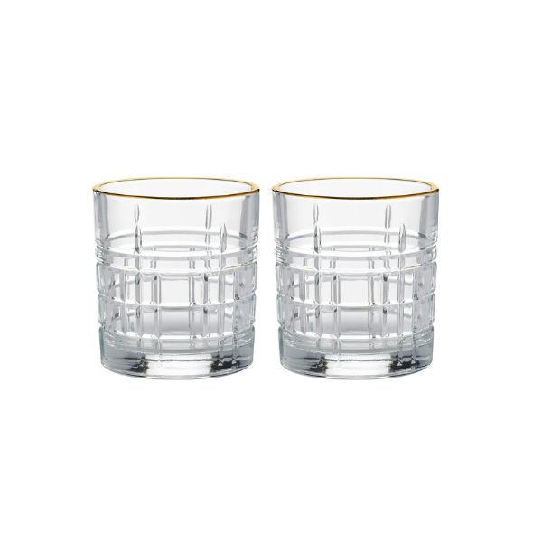Mixer Glas Sæt/2 Regency Gold RavenheadÂ® 32 Cl Ø8x 9cm