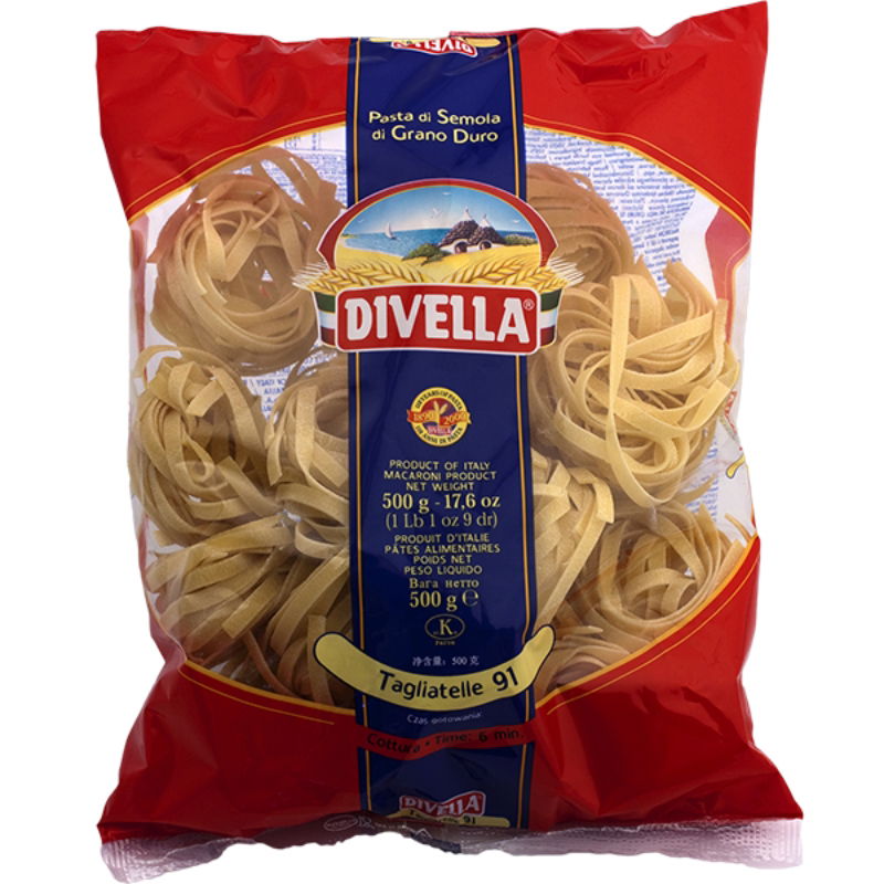 Tagliatelle 91 Brede Bånd 500 g
