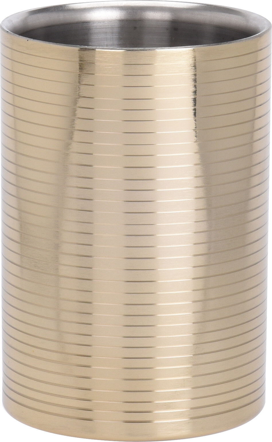 Vinkøler shiny messing