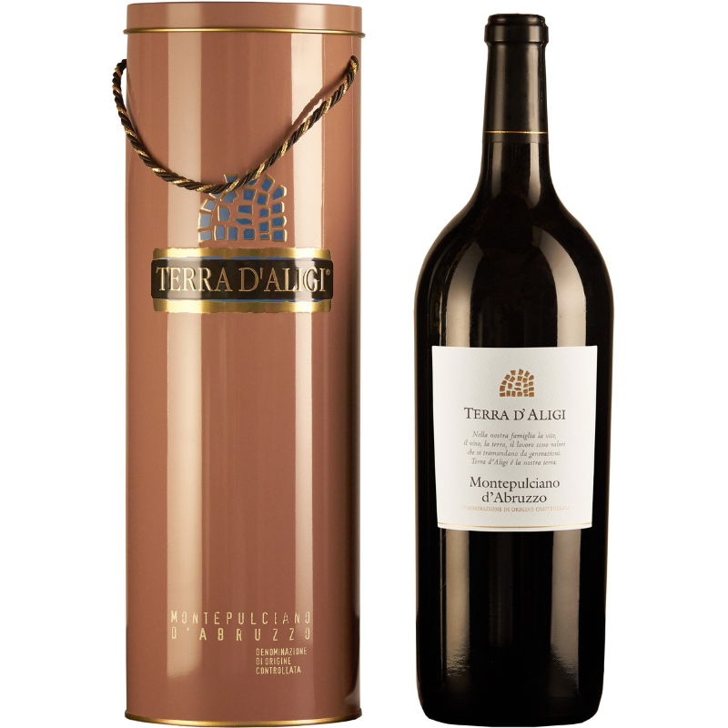 Montepulciano dâAbruzzo Doc 1,5 L Stålrør  -  Terra dâAligi