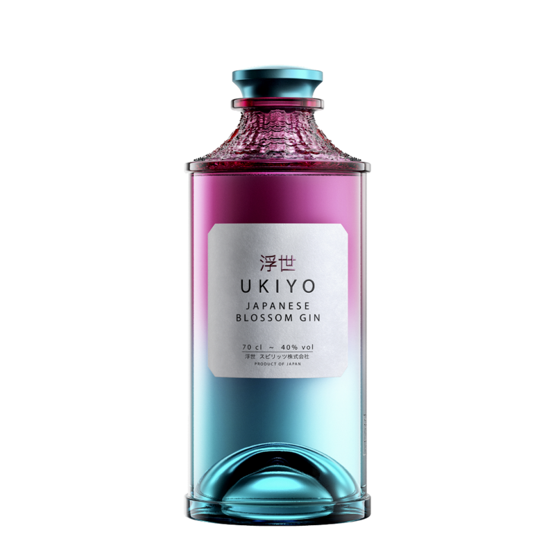 Ukiyo Japanese Blossom Gin 40% 70 Fl