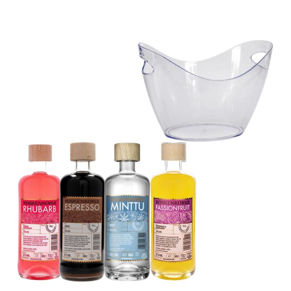 Koskenkorva Komplette Pakke + Gratis Flaskekøler