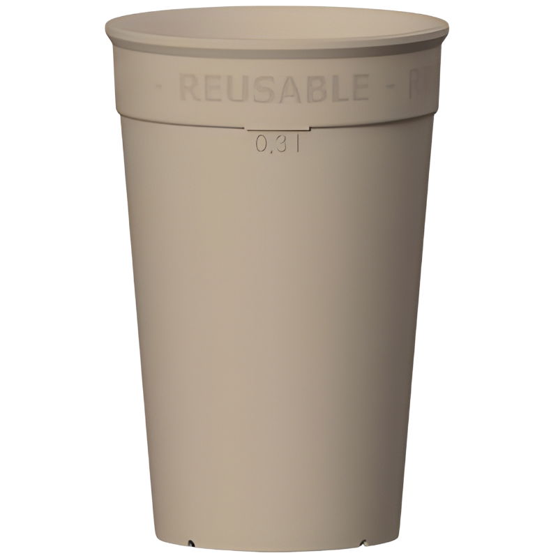 Kaffekop To-go 30 Cl. Mokka Farvet