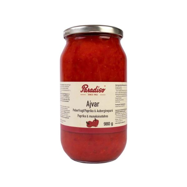 Paradiso Ajvar Peberfrugtpasta 960 G