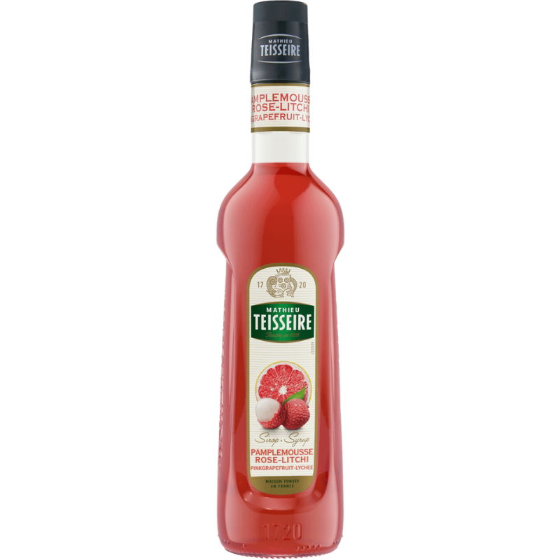 Mathieu Teisseire Syrup Pink Grapefruit Lychee Fl 70